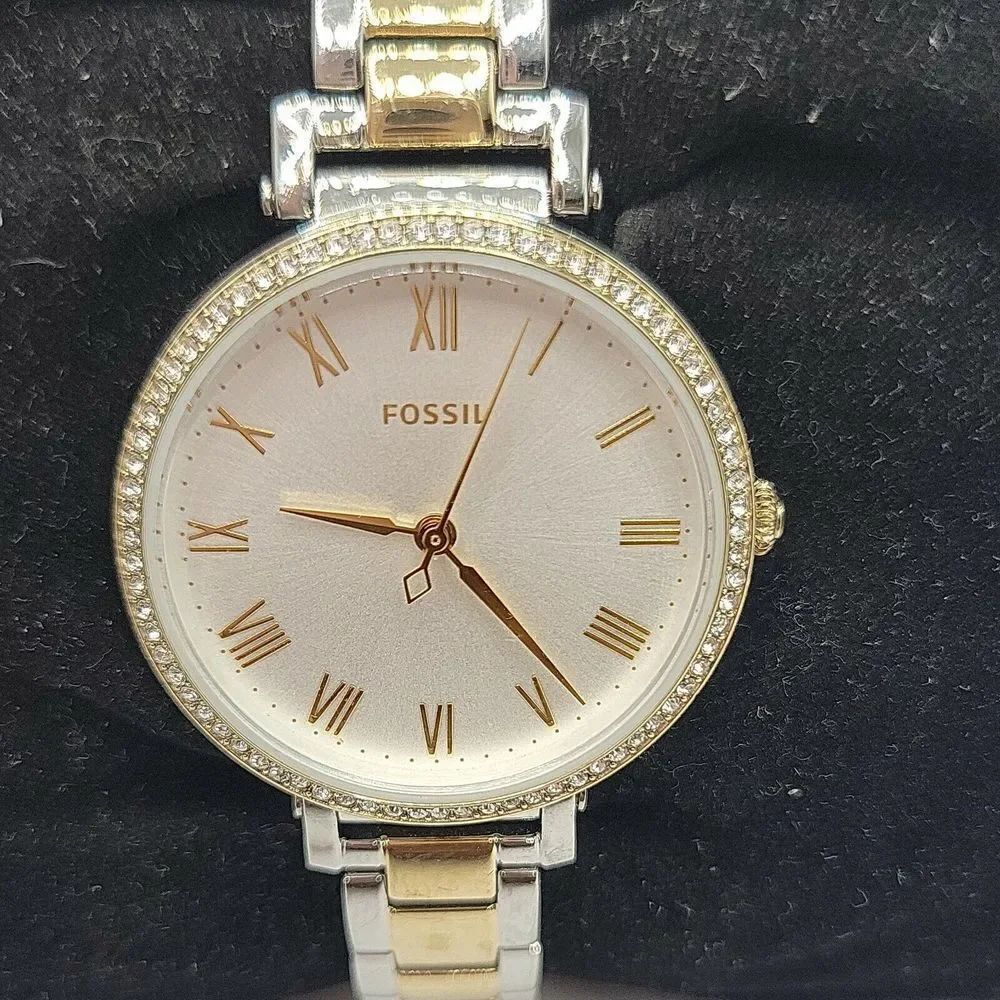 Fossil Kinsey ES4449 Women Silver Stainless Steel Analog Silver Dial Watch BC413